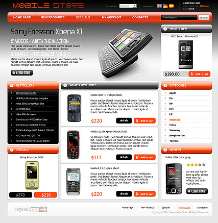 mobile store oscommerce id 300110603 from