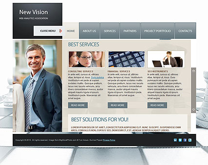 New Vision HTML5 template ID:300110960
