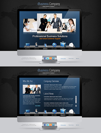 iBusiness HTML5 template ID:300111157