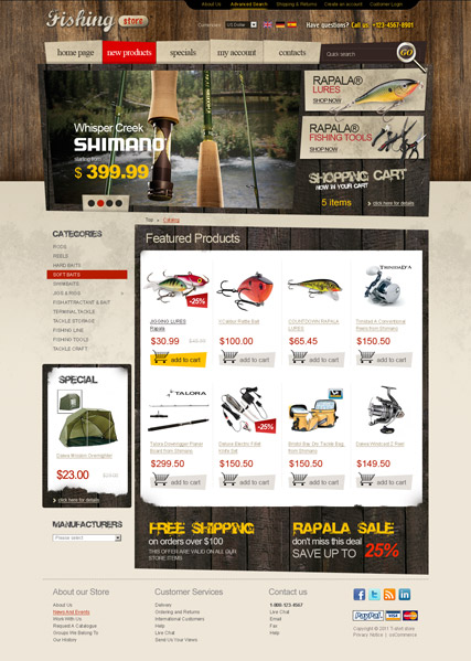 fishing tackles 2 3ver oscommerce id 300111234 from bootstrap fishing template