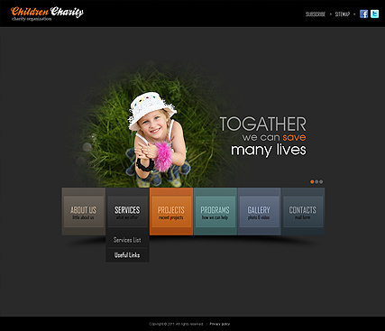 Charity HTML5 template ID:300111291