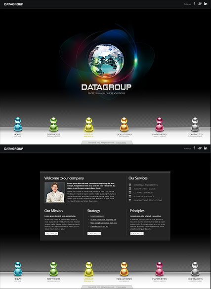 Data Group HTML5 template ID:300111296