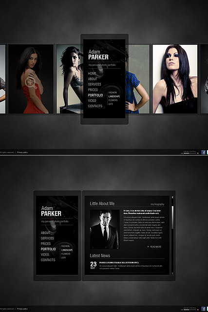 Portfolio HTML5 template ID:300111335