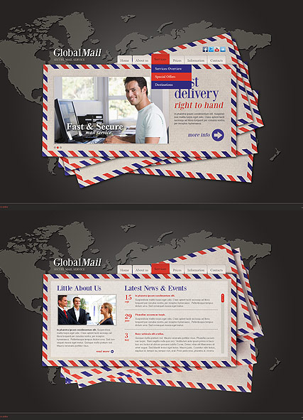Global Mail HTML5 template ID:300111380