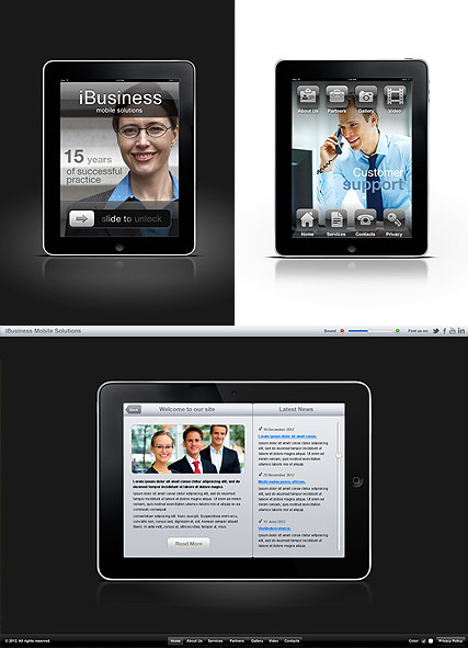 iBusiness HTML5 template ID:300111383