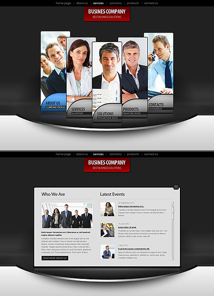 Business Co. HTML5 template ID:300111401