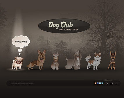 Dog Club HTML5 template ID:300111408