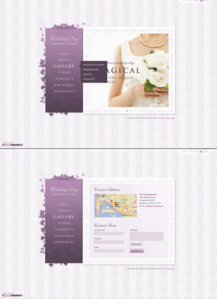 Wedding planer HTML5 Gallery Admin ID:300111431