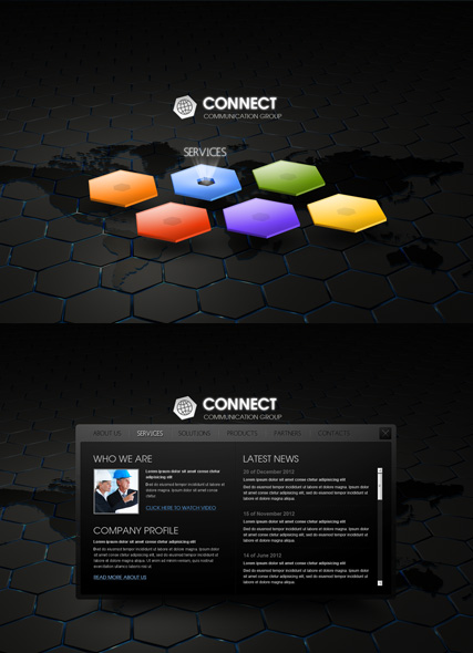 Communication HTML5 template ID:300111472