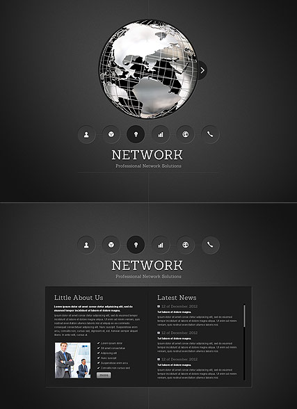 Network HTML5 template ID:300111554
