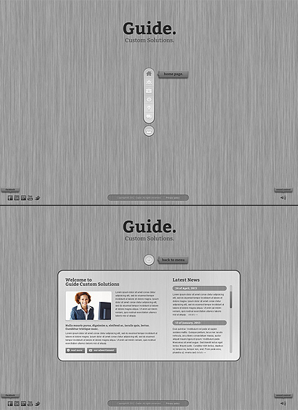 Business Guide HTML5 template ID:300111597