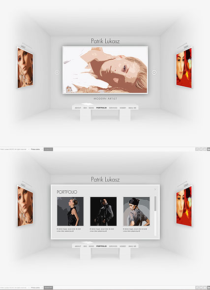 Artist Exhibition HTML5 template ID:300111617