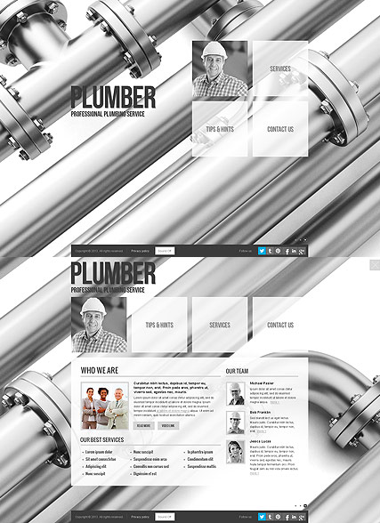 Plumber HTML5 template ID:300111647