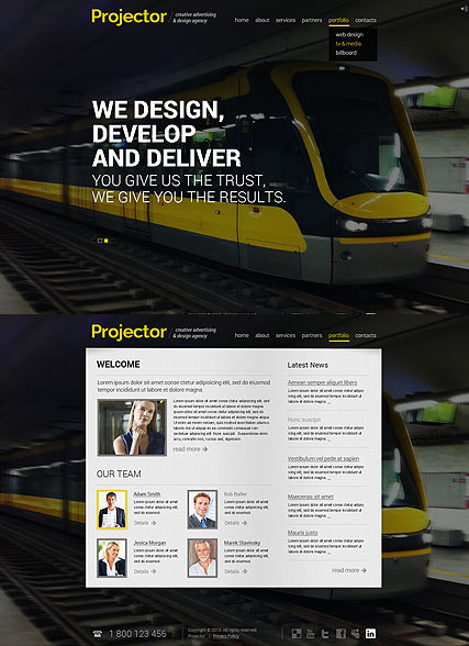 Creative Agency HTML5 template ID:300111694