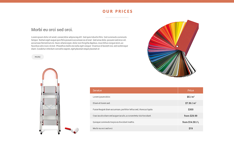 Paint co Bootstrap template ID:300111836 Slide 1