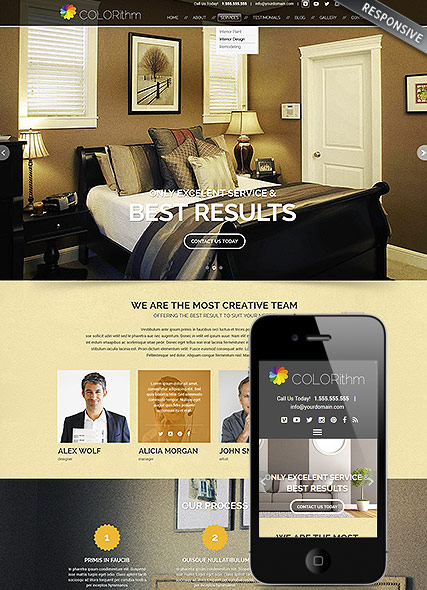 Home Painting WP Wordpress template ID:300111839