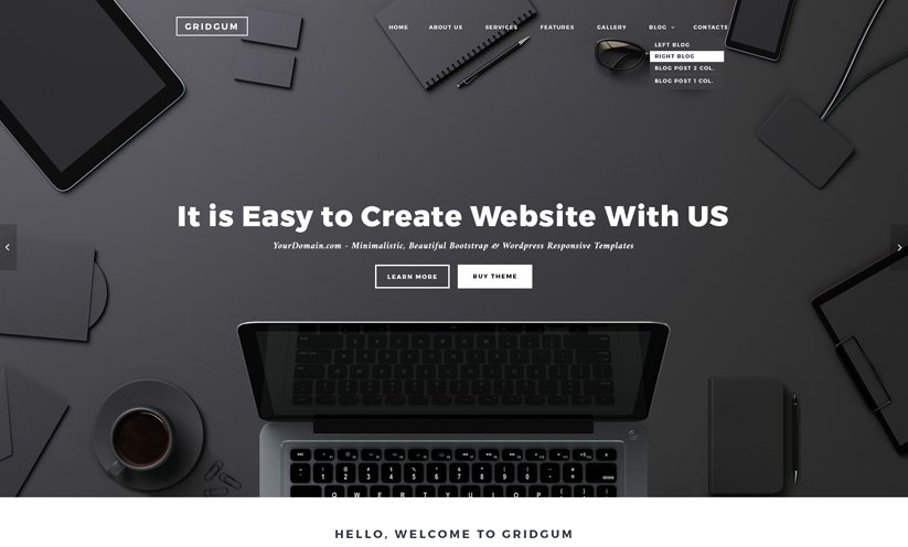 Black Label Bootstrap template ID:300111870