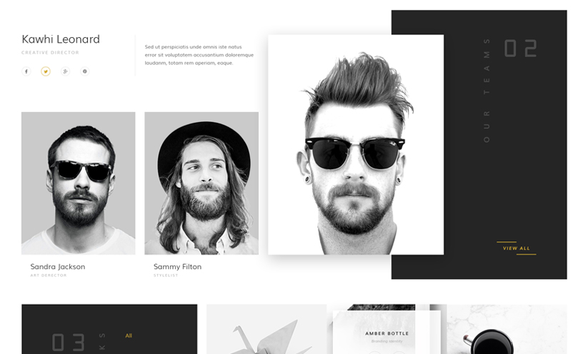 Creative Studio HTML Bootstrap template ID:300111929 Slide 2