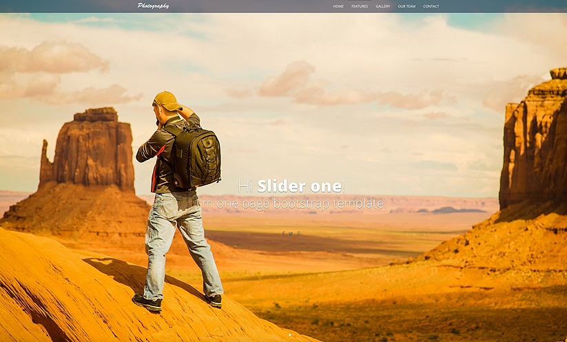 Photography Free Bootstrap template ID:31