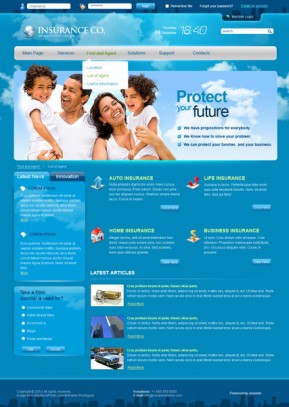 joomla cms templates from www bootstrap template com joomla insurance template
