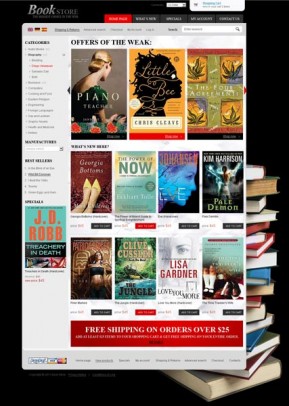 books website templates from www bootstrap template com free bookstore website template