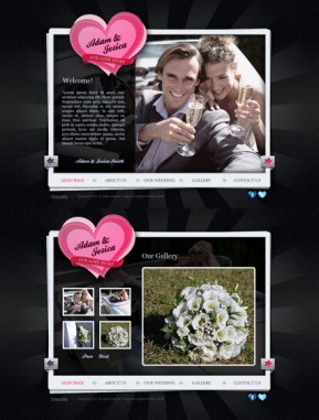 Our Wedding HTML5 template ID: 300111149
