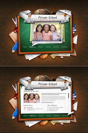 Private School HTML5 template ID: 300111336