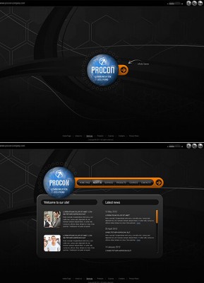 Communication Co. HTML5 template ID: 300111365