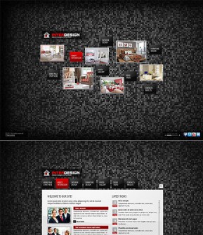 Interior Design HTML5 template ID: 300111389