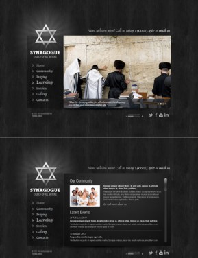 Synagogue HTML5 template ID: 300111391