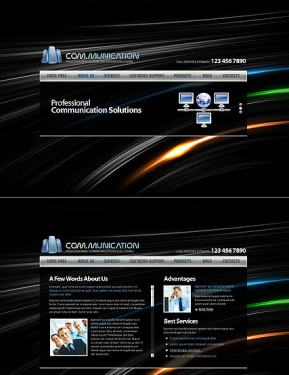 Communications HTML5 template ID: 300111399