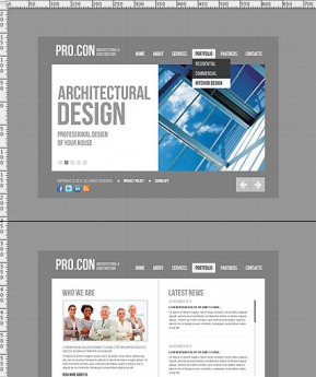 Architectural HTML5 template ID: 300111458