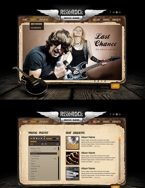 Rock Band HTML5 template ID: 300111469