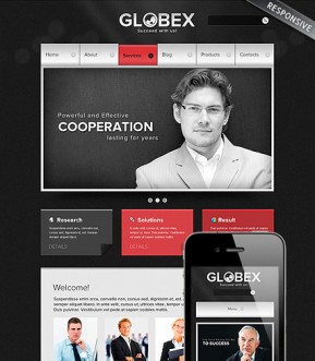 Global Business Wordpress template ID: 300111498