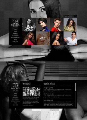 Model Agency HTML5 template ID: 300111542