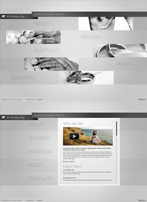 Wedding Day HTML5 template ID: 300111558