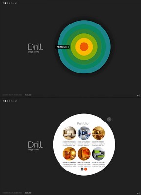 Circle Design HTML5 template ID: 300111600