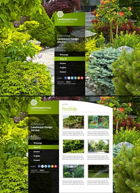 Landscape designing HTML5 template ID: 300111661