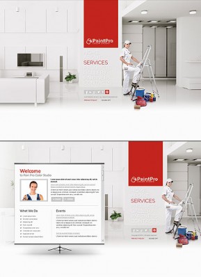 House Painting HTML5 template ID: 300111669
