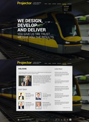 Creative Agency HTML5 template ID: 300111694