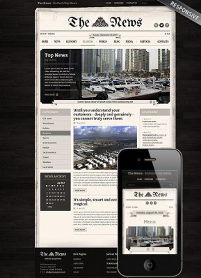 Newspaper Wordpress template ID: 300111708