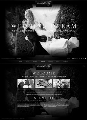 Wedding Planner HTML5 template ID: 300111709