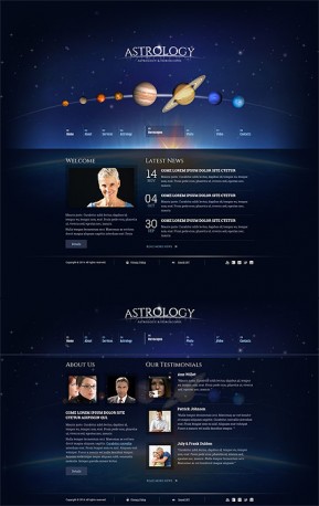 Astrology HTML5 template ID: 300111819