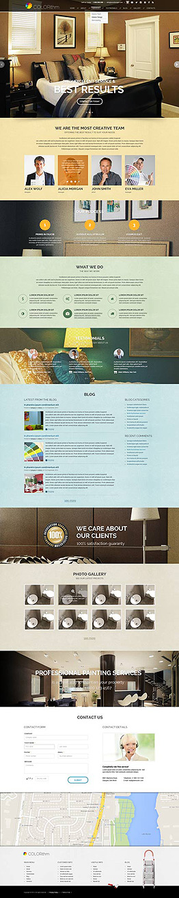 Home Painting WP Wordpress template ID: 300111839