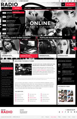 BW Radio Wordpress template ID: 300111892