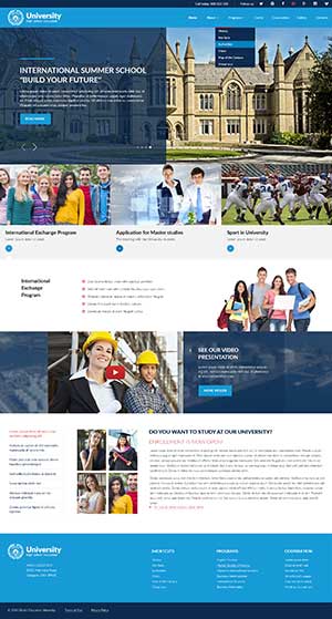 University 3.4v Joomla template ID: 300111900