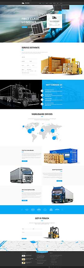 Transportation WP Wordpress template ID: 300111942