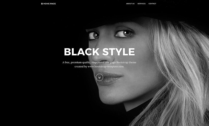 Black Style free theme Free Bootstrap template ID:25