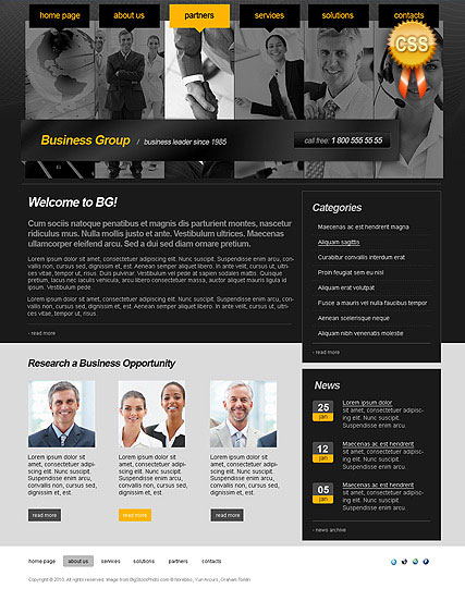Business Group HTML template ID:300110891