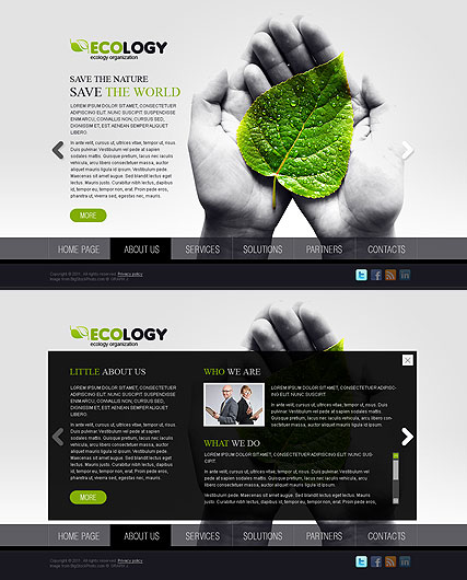 Ecology HTML5 template ID:300111055